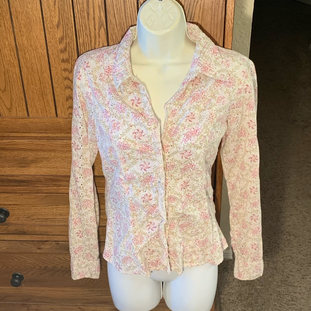 Johnny Cotton patterned blouse